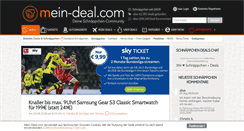 Desktop Screenshot of mein-deal.com