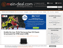 Tablet Screenshot of mein-deal.com